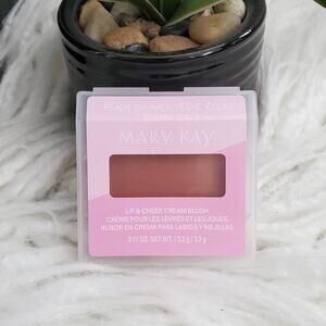 Mary Kay Peach Shimmer Lip Cheek Cream Blush